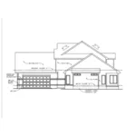 Country French House Plan Right Elevation - Louisa Hill Two-Story Home 026D-1954 - Shop House Plans and More