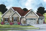 Ranch House Plan Front Image - Locklear Cottage Ranch Home 026D-1966 - Shop House Plans and More