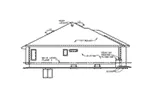 Traditional House Plan Left Elevation - Locklear Manor Ranch Home 026D-1967 - Shop House Plans and More