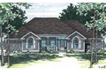 Ranch House Plan Front Image - Montgomery Mill Ranch Home 026D-1969 - Shop House Plans and More