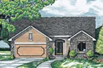 Traditional House Plan Front Image - Gabriel Bay Traditional Home 026D-1970 - Search House Plans and More