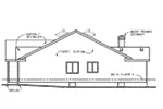 Traditional House Plan Right Elevation - Gabriel Bay Traditional Home 026D-1970 - Search House Plans and More