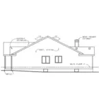 Ranch House Plan Right Elevation - Gabriel Bay Traditional Home 026D-1970 - Search House Plans and More