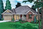 Ranch House Plan Front Image - Springvalley Traditional Home 026D-1973 - Shop House Plans and More