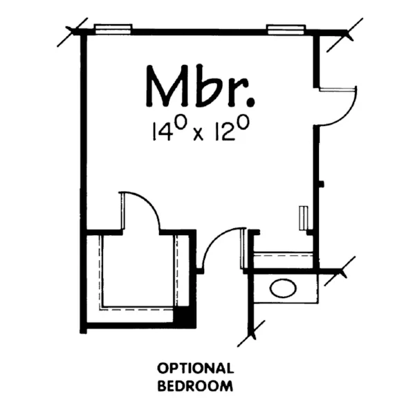 Traditional House Plan Optional Floor Plan - Springvalley Traditional Home 026D-1973 - Shop House Plans and More