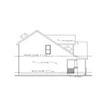 Craftsman House Plan Left Elevation - Womack Craftsman Home 026D-1975 - Shop House Plans and More