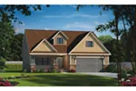 Arts & Crafts House Plan Front of Home - Cedar Grove Lane Ranch Home 026D-1976 - Search House Plans and More