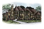 Luxury House Plan Front Image - Baxter Manor European Home 026D-1980 - Search House Plans and More