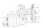 Luxury House Plan Left Elevation - Baxter Manor European Home 026D-1980 - Search House Plans and More