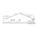 Country House Plan Left Elevation - Kinsey Creek Craftsman Home 026D-1984 - Search House Plans and More