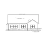 Country House Plan Rear Elevation - Kinsey Creek Craftsman Home 026D-1984 - Search House Plans and More