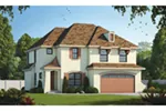 European House Plan Front of Home - 026D-1990 - Shop House Plans and More