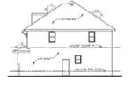Sunbelt House Plan Right Elevation - 026D-1990 - Shop House Plans and More