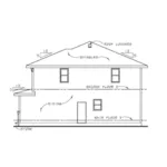 Arts & Crafts House Plan Right Elevation - Meadow Point Craftsman Home 026D-1991 - Shop House Plans and More