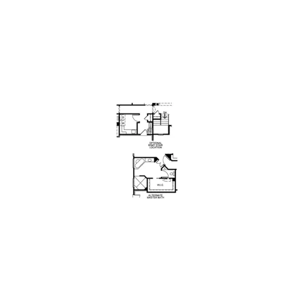 Arts & Crafts House Plan Optional Floor Plan - Nesbit Canyon Craftsman Home 026D-1992 - Shop House Plans and More