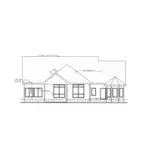 Arts & Crafts House Plan Rear Elevation - Nesbit Canyon Craftsman Home 026D-1992 - Shop House Plans and More