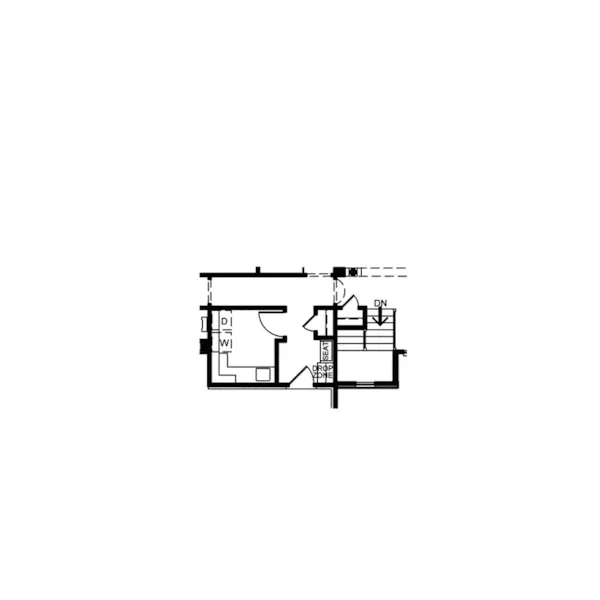 Optional Stairs - Pascal European Home 026D-1993 - Shop House Plans and More