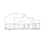 Right Elevation - Pascal European Home 026D-1993 - Shop House Plans and More