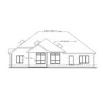 Traditional House Plan Rear Elevation - Patti Lane Ranch Home 026D-1994 - Shop House Plans and More