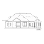 Traditional House Plan Rear Elevation - Riceford Traditional Ranch Home 026D-1995 - Shop House Plans and More