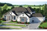 Luxury House Plan Front of Home - 026D-1996 - Shop House Plans and More