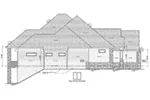 Luxury House Plan Left Elevation - 026D-1996 - Shop House Plans and More