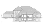 Luxury House Plan Rear Elevation - 026D-1996 - Shop House Plans and More