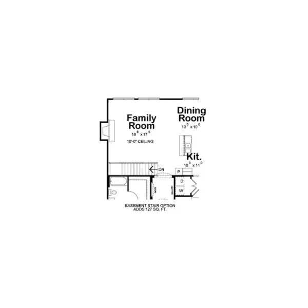 Cabin & Cottage House Plan Optional Stairs - Sandlake Modern Farmhouse 026D-1997 - Shop House Plans and More