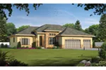 European House Plan Front of Home - 026D-1998 - Shop House Plans and More