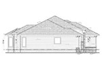 Contemporary House Plan Left Elevation - 026D-1998 - Shop House Plans and More