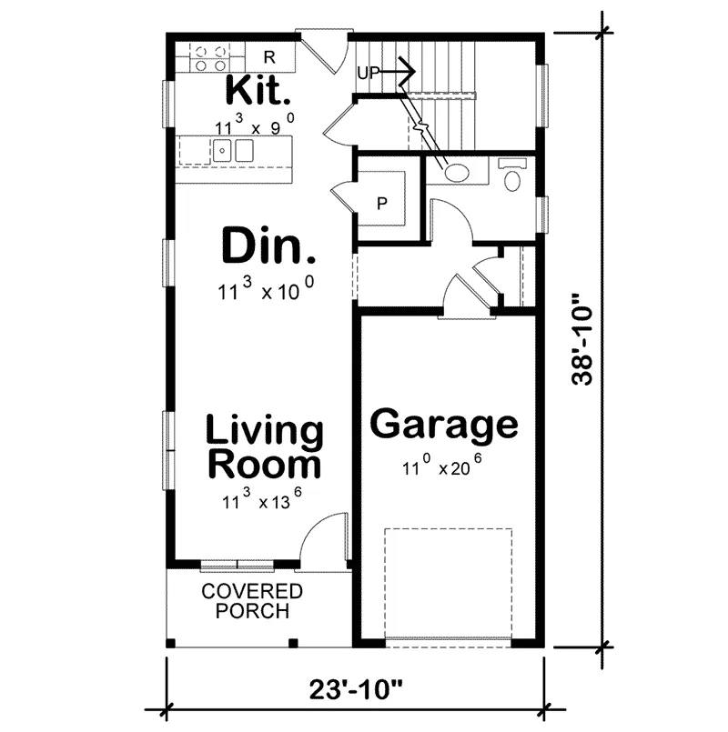 Vacation House Plan First Floor - 026D-2006 - Shop House Plans and More