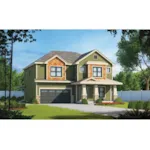 Arts & Crafts House Plan Front Image - Earhart Craftsman Home 026D-2007 - Search House Plans and More