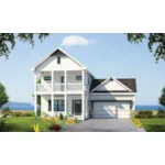 Country House Plan Front of Home - Seacrest Beach Coastal Home 026D-2011 - Shop House Plans and More