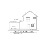 Country House Plan Rear Elevation - Seacrest Beach Coastal Home 026D-2011 - Shop House Plans and More