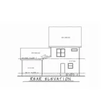 Arts & Crafts House Plan Rear Elevation - Tilson Craftsman Home 026D-2012 - Shop House Plans and More