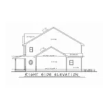 Arts & Crafts House Plan Right Elevation - Tilson Craftsman Home 026D-2012 - Shop House Plans and More