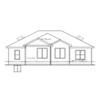 European House Plan Rear Elevation - Jensen Place Ranch Home 026D-2015 - Search House Plans and More