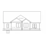 Ranch House Plan Rear Elevation - Jensen Falls Craftsman Home 026D-2017 - Search House Plans and More