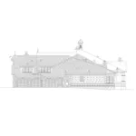 Luxury House Plan Right Elevation - Rocky Top Manor Luxury Home 026D-2024 - Shop House Plans and More