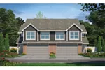 Traditional House Plan Front of Home - Colbourne Springs Duplex 026D-2025 - Search House Plans and More