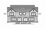 Traditional House Plan Rear Elevation - Colbourne Springs Duplex 026D-2025 - Search House Plans and More
