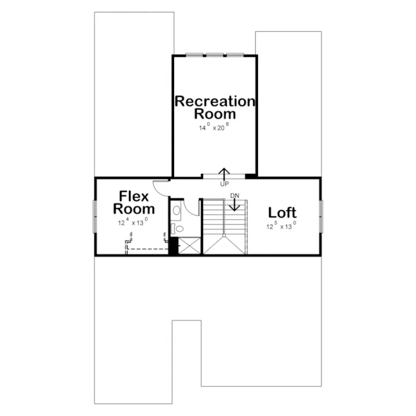 Cabin & Cottage House Plan Second Floor - Honey Springs Craftsman Home 026D-2028 - Search House Plans and More