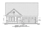 Cabin & Cottage House Plan Front Elevation - Honey Springs Craftsman Home 026D-2028 - Search House Plans and More