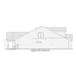 Cabin & Cottage House Plan Right Elevation - Honey Springs Craftsman Home 026D-2028 - Search House Plans and More