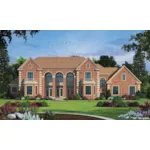 European House Plan Front of Home - Anton Farms Manor Luxury Home 026D-2032 - Search House Plans and More