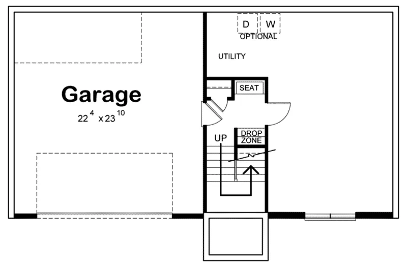 Basement Floor - 026D-2036 - Shop House Plans and More