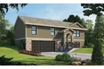 Front Image - 026D-2036 - Shop House Plans and More