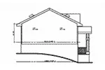 Left Elevation - 026D-2036 - Shop House Plans and More