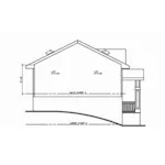 Left Elevation - Tiburon Split-Level Home 026D-2036 - Shop House Plans and More