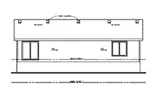 Rear Elevation - 026D-2036 - Shop House Plans and More